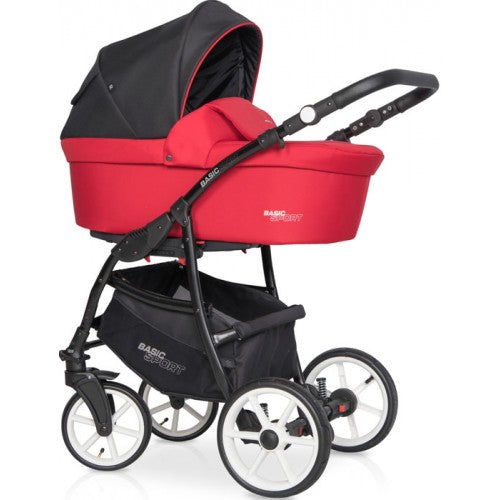 RIKO - Carrinho multifuncional BASIC SPORT + CARLO Sport Red