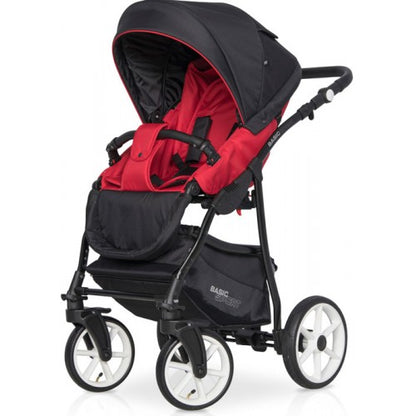 RIKO - Carrinho multifuncional BASIC SPORT + CARLO Sport Red