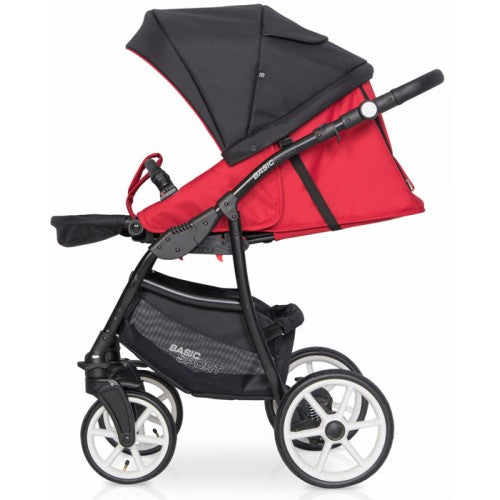 RIKO - Carrinho multifuncional BASIC SPORT + CARLO Sport Red