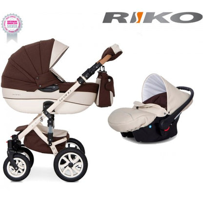 RIKO - Carrinho multifuncional BRANO ECCO + CARLO Chocolate
