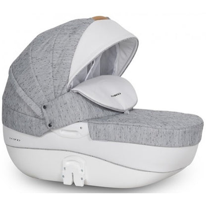 RIKO - Carrinho multifuncional BRANO LUXE + CARLO ISOFIX READY Grey Fox