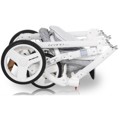 RIKO - Carrinho multifuncional BRANO LUXE + CARLO ISOFIX READY Anthracite