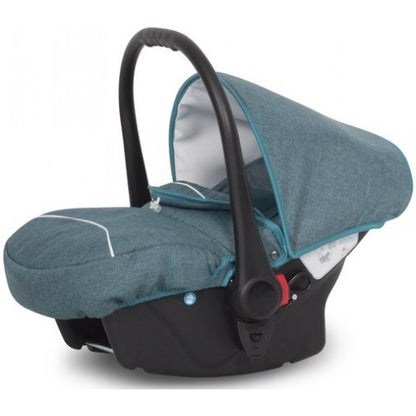RIKO - Carrinho multifuncional BRANO NATURAL + CARLO ISOFIX READY Carbon