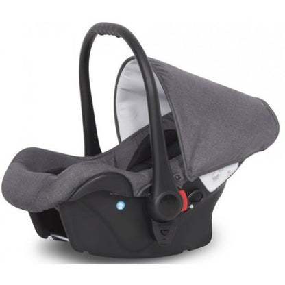 RIKO - Carrinho multifuncional BRANO NATURAL + CARLO ISOFIX READY Carbon