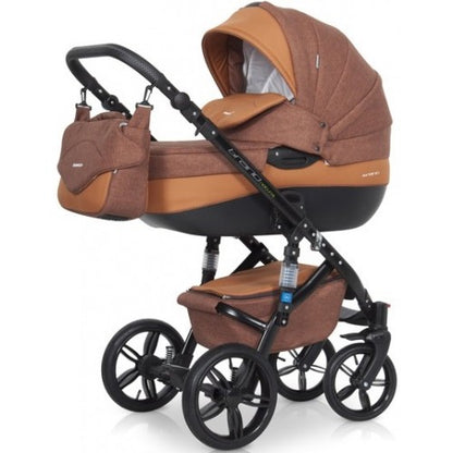 RIKO - Carrinho multifuncional BRANO NATURAL + CARLO ISOFIX READY Copper