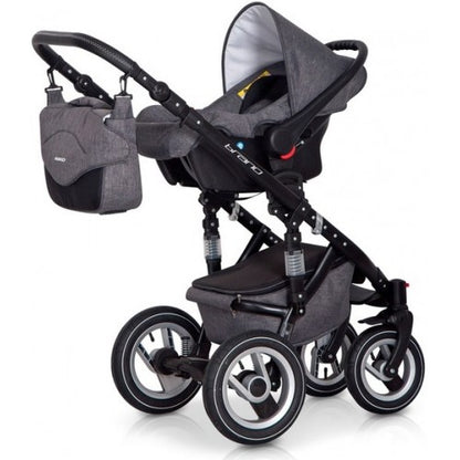 RIKO - Carrinho multifuncional BRANO + CARLO Magenta