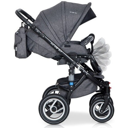 RIKO - Carrinho multifuncional BRANO + CARLO Magenta