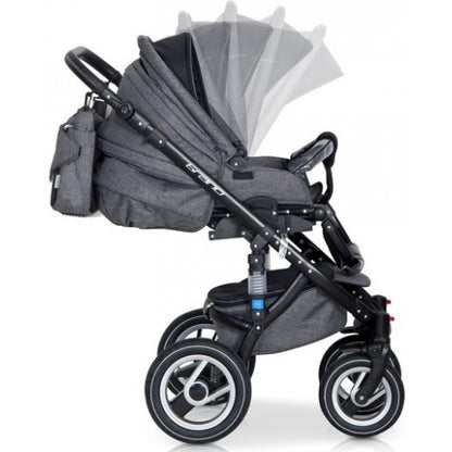 RIKO - Carrinho multifuncional BRANO + CARLO Magenta