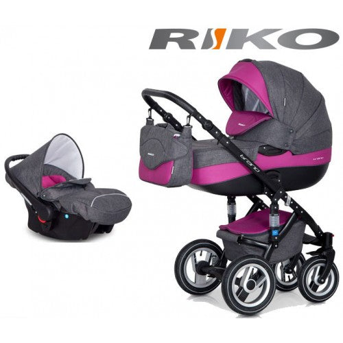 RIKO - Carrinho multifuncional BRANO + CARLO Magenta