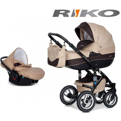RIKO - Carrinho multifuncional BRANO + CARLO Mocca