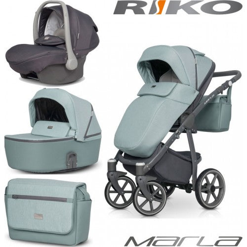 RIKO - Carrinho multifuncional MARLA + KITE ISOFIX READY Basil