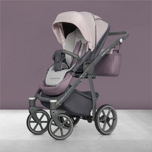 RIKO - Carrinho multifuncional MARLA + KITE ISOFIX READY Dirty Pink