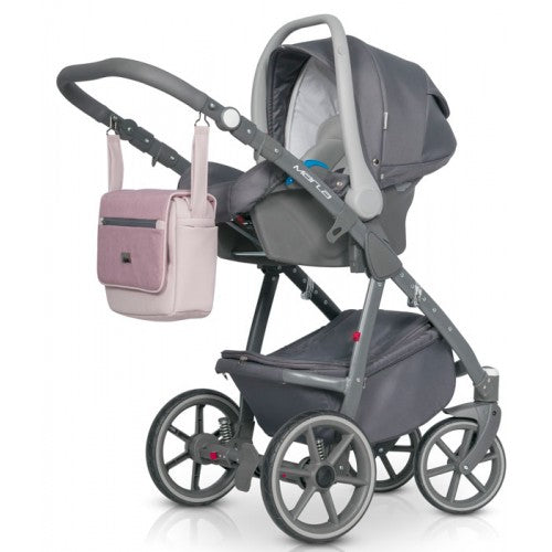 RIKO - Carrinho multifuncional MARLA + KITE ISOFIX READY Stone