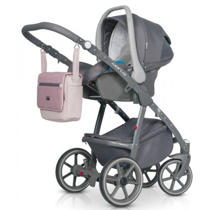 RIKO - Carrinho multifuncional MARLA + KITE ISOFIX READY Stone