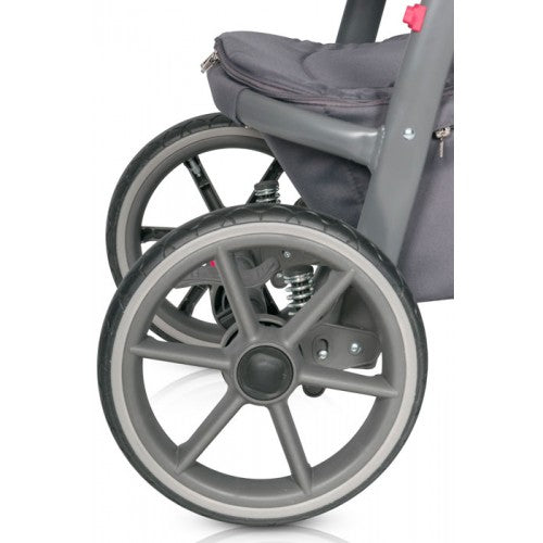 RIKO - Carrinho multifuncional MARLA + KITE ISOFIX READY Stone