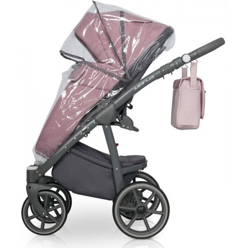 RIKO - Carrinho multifuncional MARLA + KITE ISOFIX READY Dirty Pink