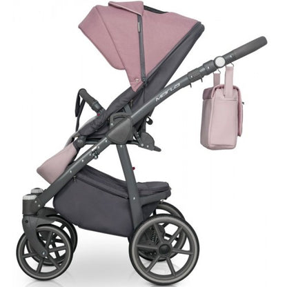 RIKO - Carrinho multifuncional MARLA + KITE ISOFIX READY Dirty Pink