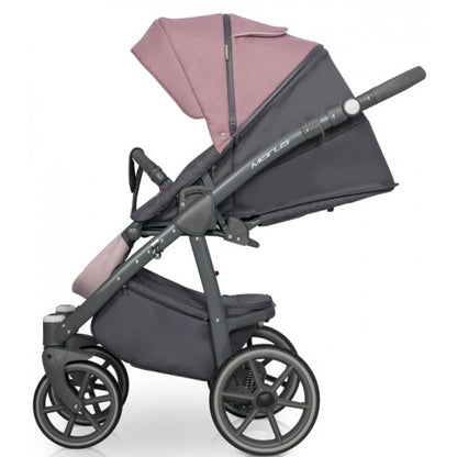 RIKO - Carrinho multifuncional MARLA + KITE ISOFIX READY Dirty Pink