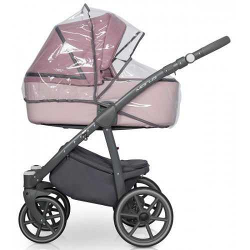 RIKO - Carrinho multifuncional MARLA + KITE ISOFIX READY Dirty Pink