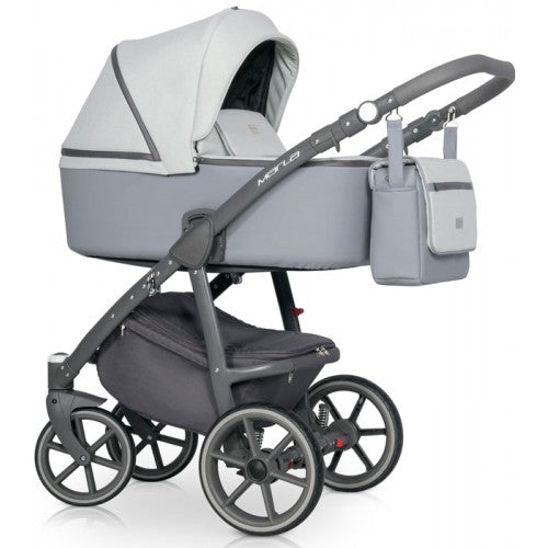 RIKO - Carrinho multifuncional MARLA + KITE ISOFIX READY Stone