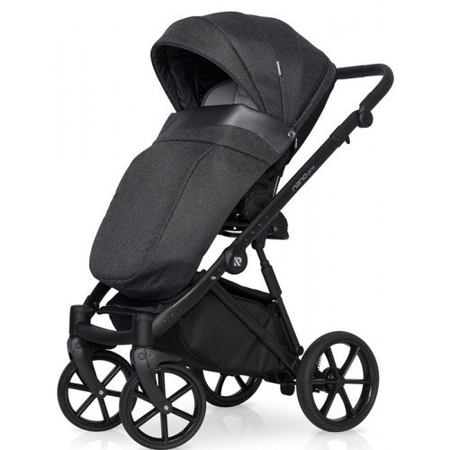 RIKO - Carrinho multifuncional NANO PRO + KITE ISOFIX READY Carbon