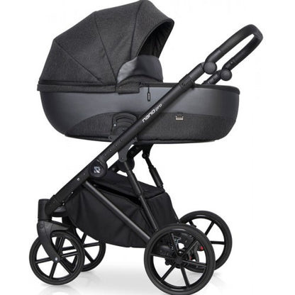 RIKO - Carrinho multifuncional NANO PRO + KITE ISOFIX READY Carbon