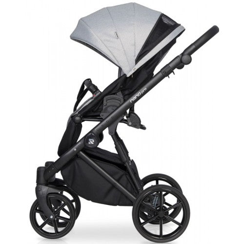 RIKO - Carrinho multifuncional NANO PRO + KITE ISOFIX READY Pearl Pink
