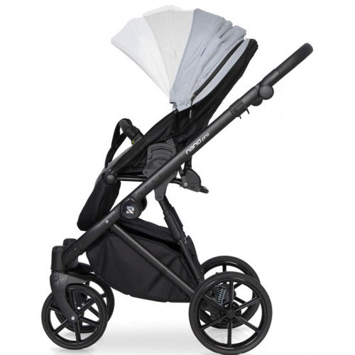 RIKO - Carrinho multifuncional NANO PRO + KITE ISOFIX READY Pearl Pink