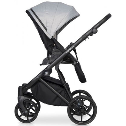 RIKO - Carrinho multifuncional NANO PRO + KITE ISOFIX READY Grey Fox