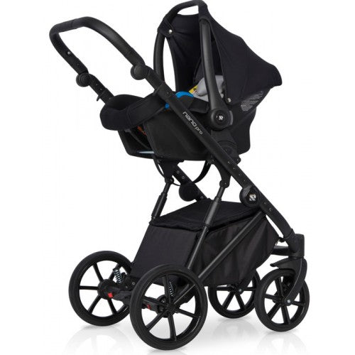 RIKO - Carrinho multifuncional NANO PRO + KITE ISOFIX READY Pearl Pink