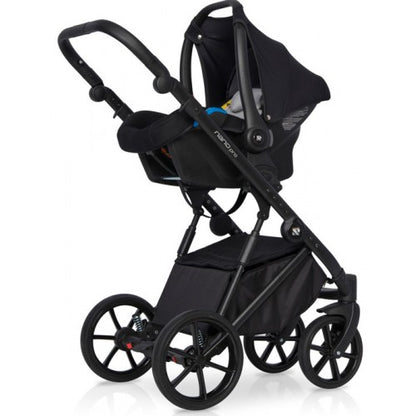 RIKO - Carrinho multifuncional NANO PRO + KITE ISOFIX READY Pearl Pink