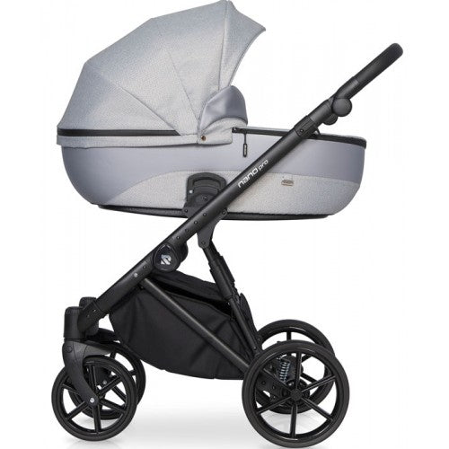 RIKO - Carrinho multifuncional NANO PRO + KITE ISOFIX READY Pearl Pink