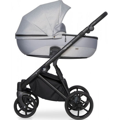 RIKO - Carrinho multifuncional NANO PRO + KITE ISOFIX READY Grey Fox