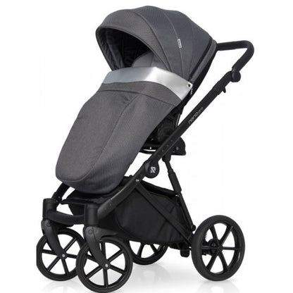 RIKO - Carrinho multifuncional NANO PRO + KITE ISOFIX READY Onyx