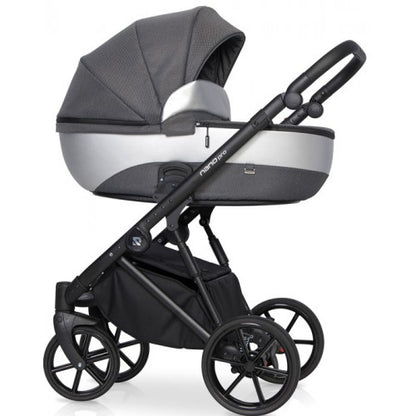 RIKO - Carrinho multifuncional NANO PRO + KITE ISOFIX READY Onyx