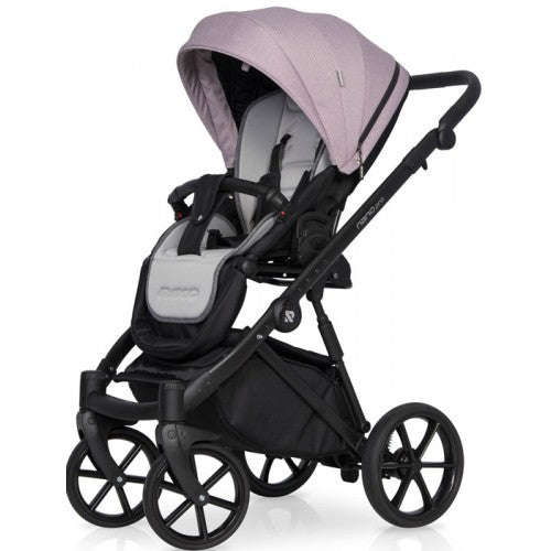 RIKO - Carrinho multifuncional NANO PRO + KITE ISOFIX READY Pearl Pink