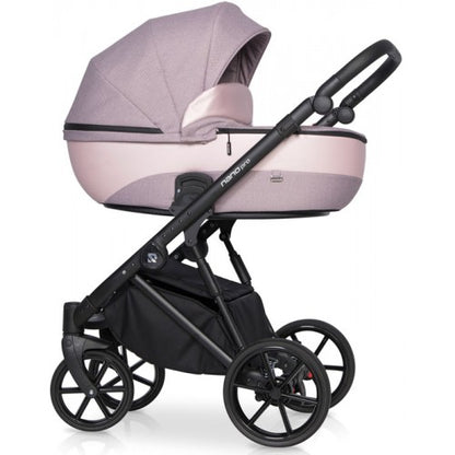 RIKO - Carrinho multifuncional NANO PRO + KITE ISOFIX READY Pearl Pink
