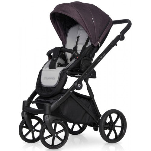 RIKO - Carrinho multifuncional NANO PRO + KITE ISOFIX READY Plum