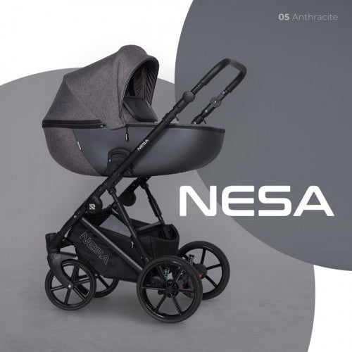 RIKO - Carrinho multifuncional NESA + KITE ISOFIX READY Anthracite