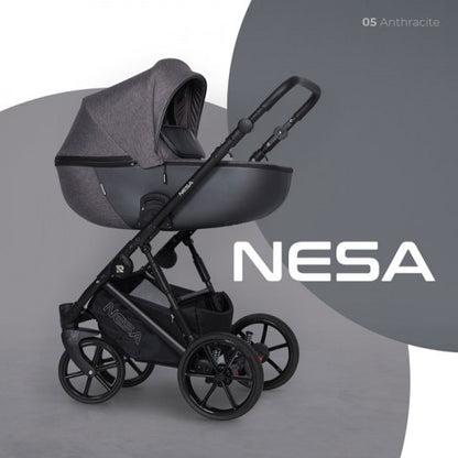 RIKO - Carrinho multifuncional NESA + KITE ISOFIX READY Anthracite