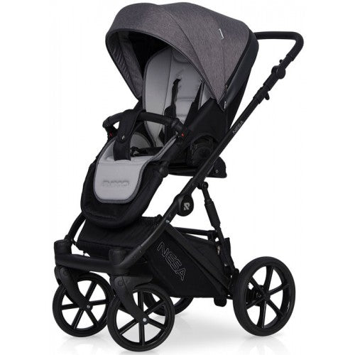 RIKO - Carrinho multifuncional NESA + KITE ISOFIX READY Anthracite
