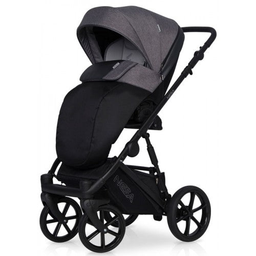RIKO - Carrinho multifuncional NESA + KITE ISOFIX READY Anthracite
