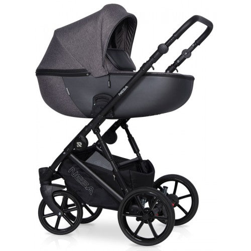 RIKO - Carrinho multifuncional NESA + KITE ISOFIX READY Anthracite