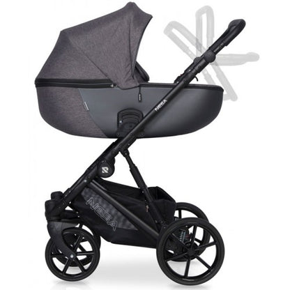 RIKO - Carrinho multifuncional NESA + KITE ISOFIX READY Plum