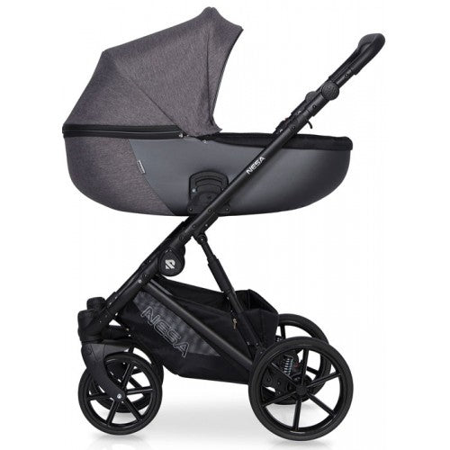 RIKO - Carrinho multifuncional NESA + KITE ISOFIX READY Pearl Pink