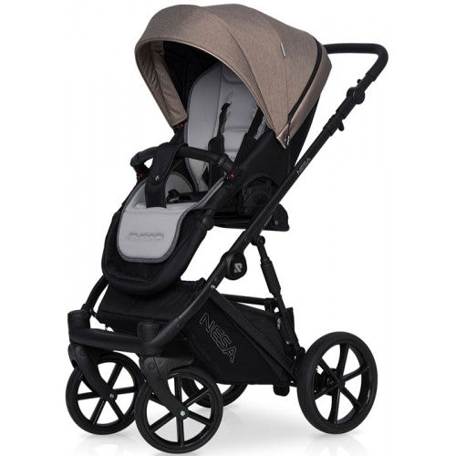 RIKO - Carrinho multifuncional NESA + KITE ISOFIX READY Nugat