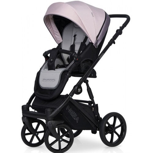 RIKO - Carrinho multifuncional NESA + KITE ISOFIX READY Pearl Pink