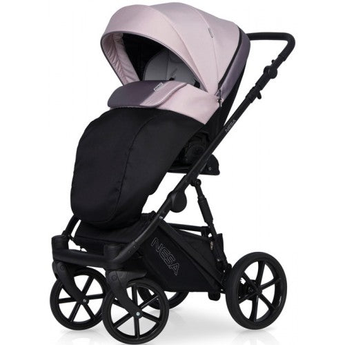 RIKO - Carrinho multifuncional NESA + KITE ISOFIX READY Pearl Pink