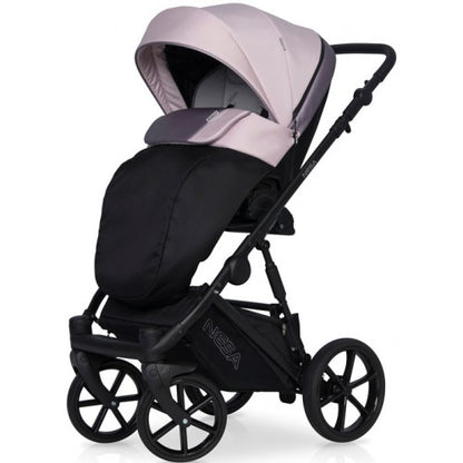 RIKO - Carrinho multifuncional NESA + KITE ISOFIX READY Pearl Pink
