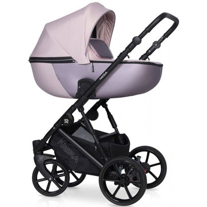 RIKO - Carrinho multifuncional NESA + KITE ISOFIX READY Pearl Pink